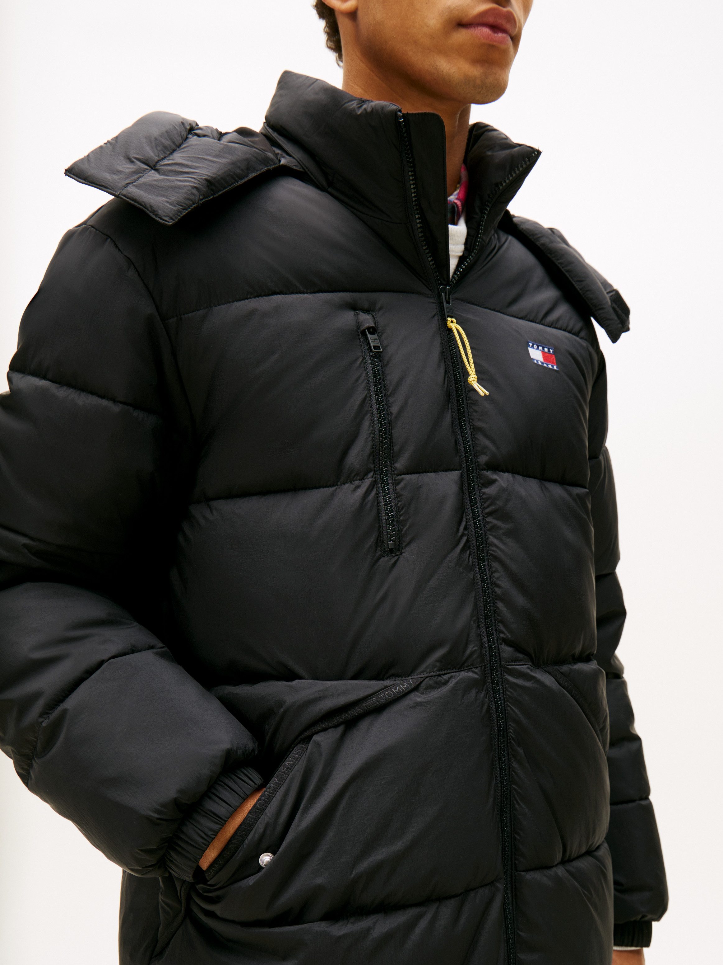 Tommy Jeans Steppmantel VAIL MAXI PARKA Regular fit mit abnehmbarer Kapuze