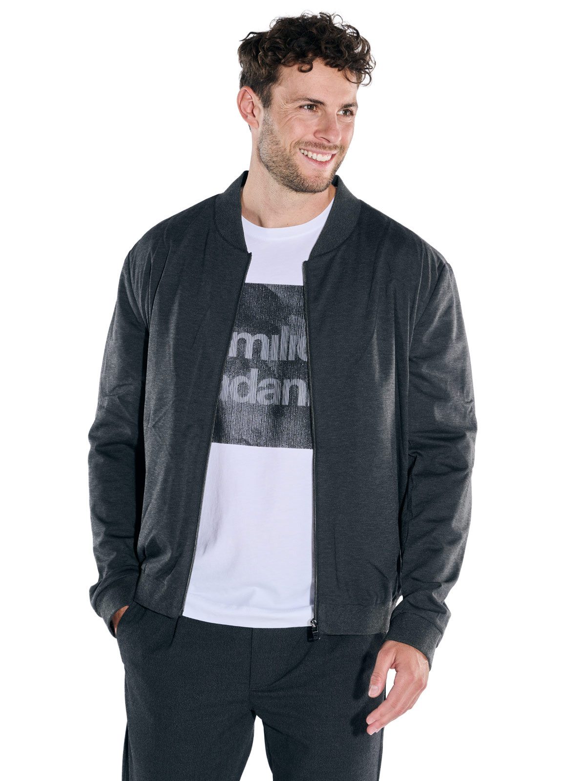 emilio adani Anzugsakko Herren Blouson-Sakko, Anthrazit