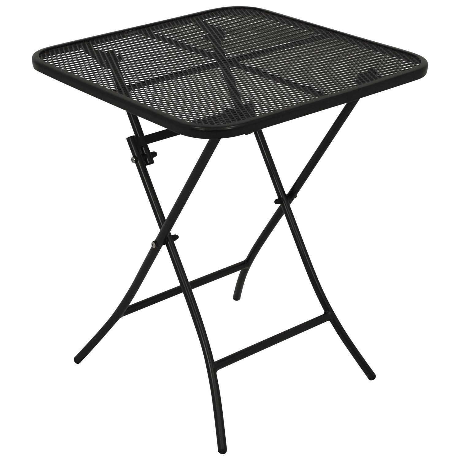 DEGAMO Gartentisch RIVO (1-St), 60x60cm, klappbar, Streckmetall eisengrau