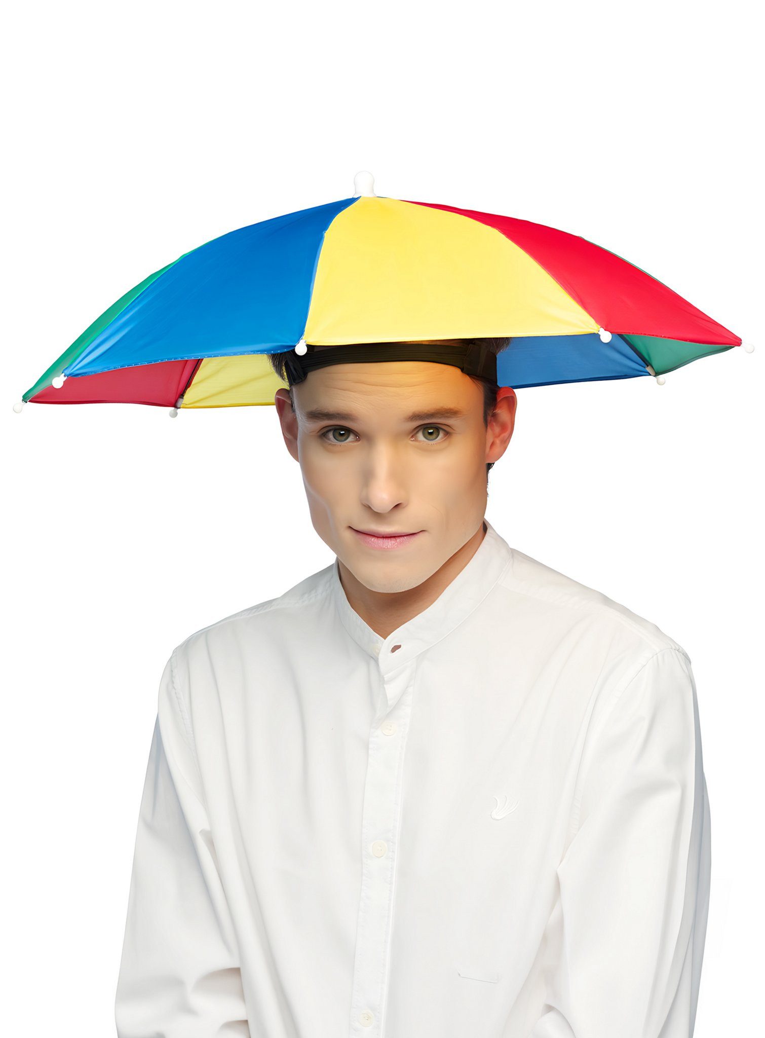 Boland Kostüm Regenschirm Hut, Wetterfestes Accessoire für Straßenkarneval, Festival oder beim Ange