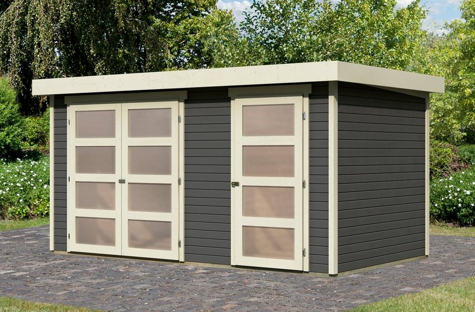 Karibu Gartenhaus »Mühlentrup«, BxT: 428×238 cm