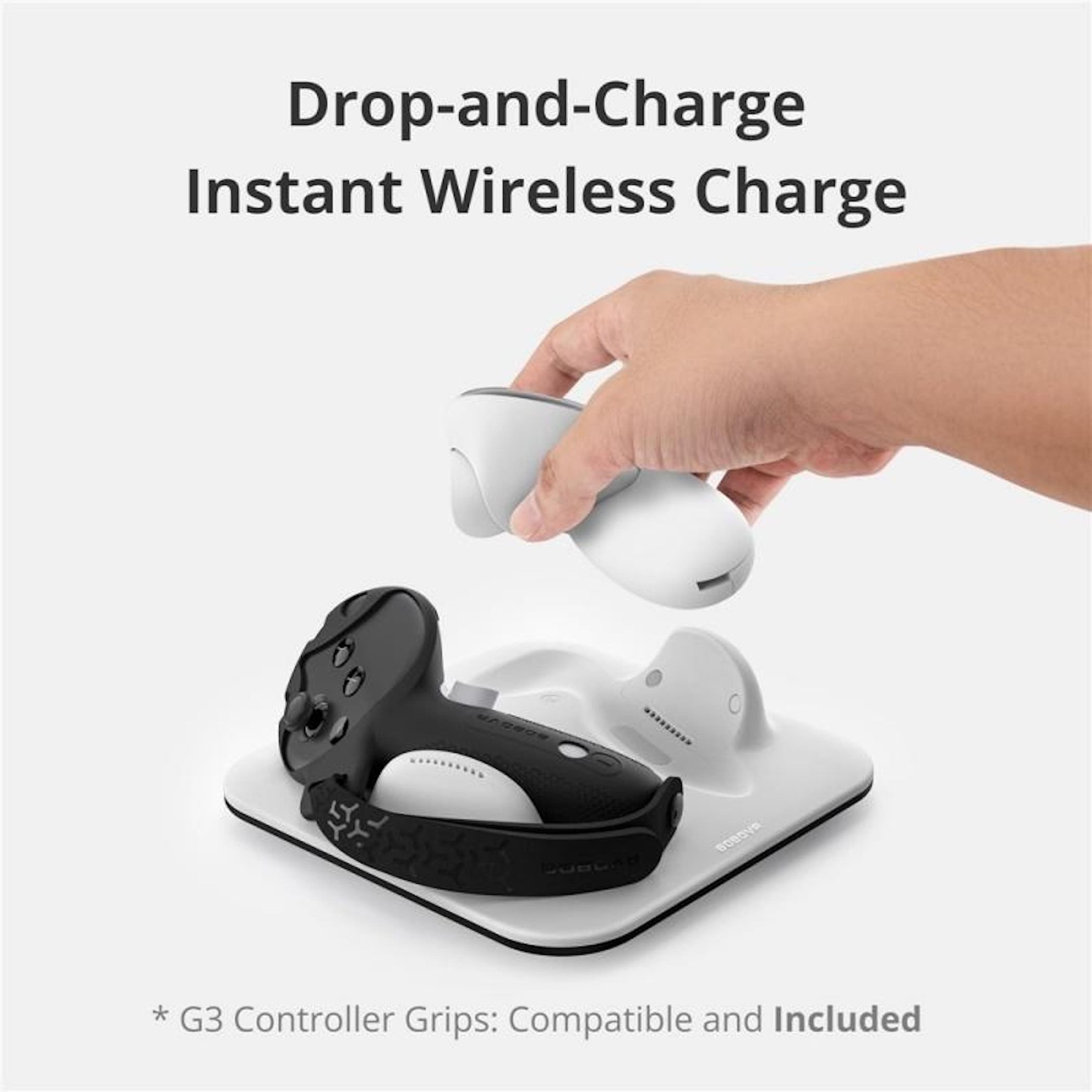 Wigento Controller Ladestation für Meta Quest 3 und Quest 3S Zubehör Drohne