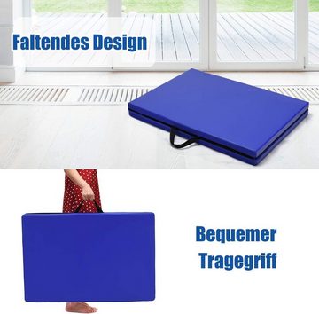 KOMFOTTEU Weichbodenmatte Yogamatte, klappbar, 180x60x4cm