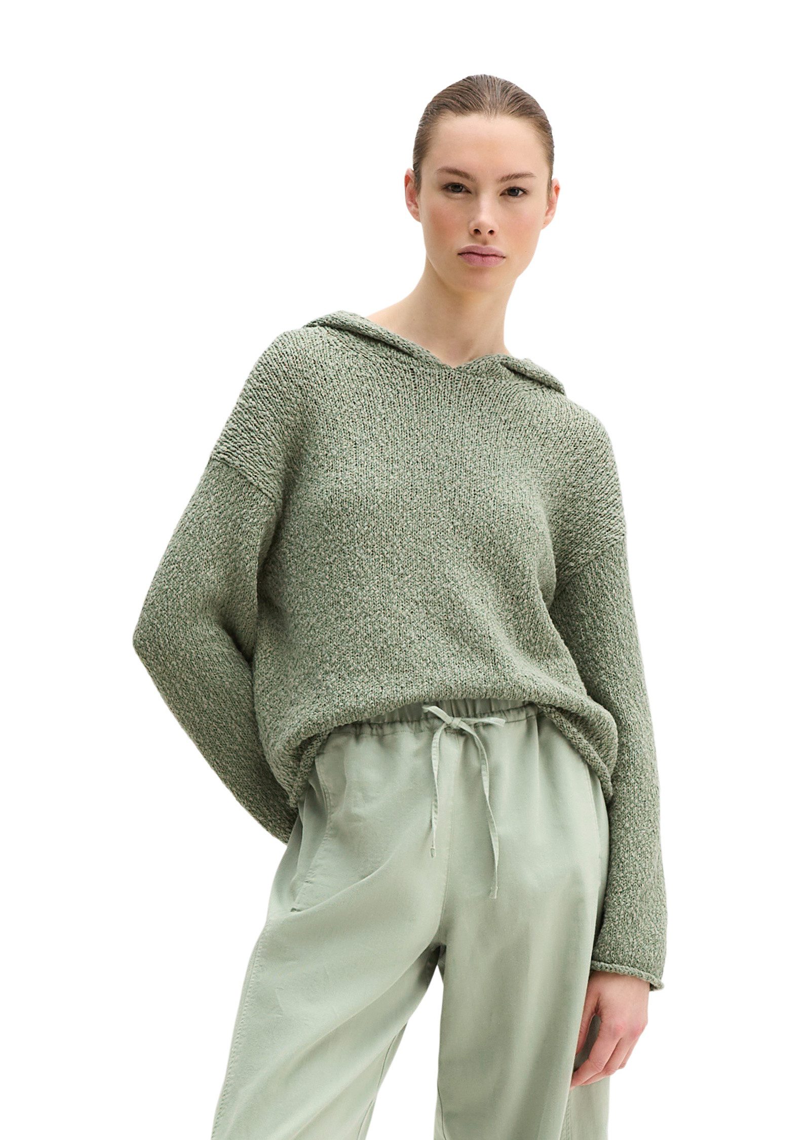 Marc O'Polo Strickpullover aus Organic-Cotton-Mix-Slub