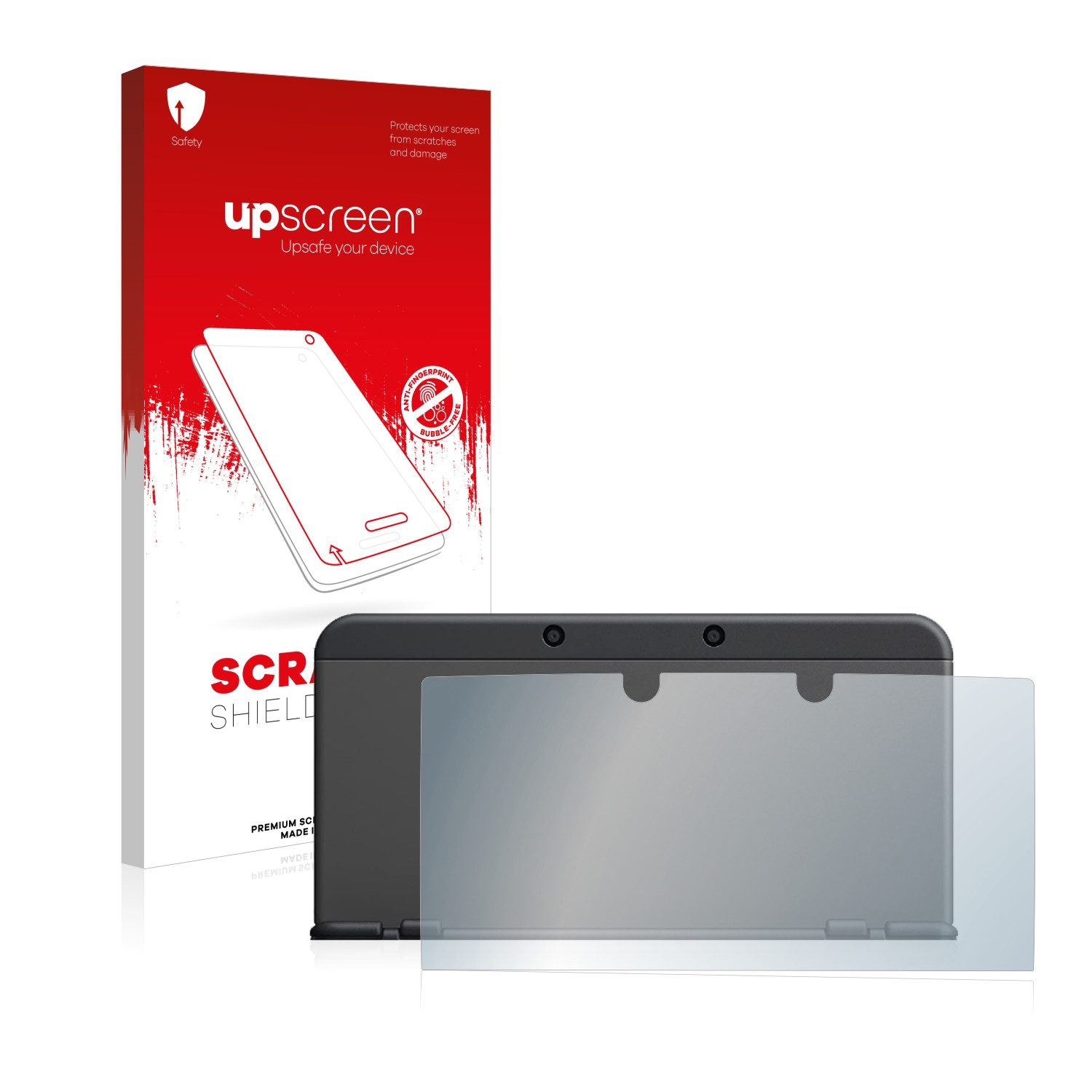 upscreen Schutzfolie für Nintendo 3DS (Gehäuse), Displayschutzfolie, Folie klar Anti-Scratch Anti-Fingerprint