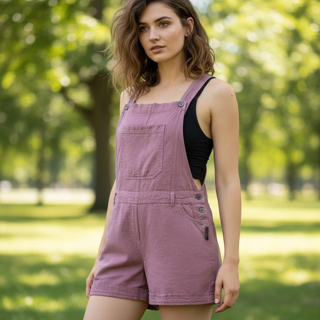 Guru-Shop Hose & Shorts Goa Shorts, kurze Latzhose, Boho Latzhose -.. alter günstig online kaufen