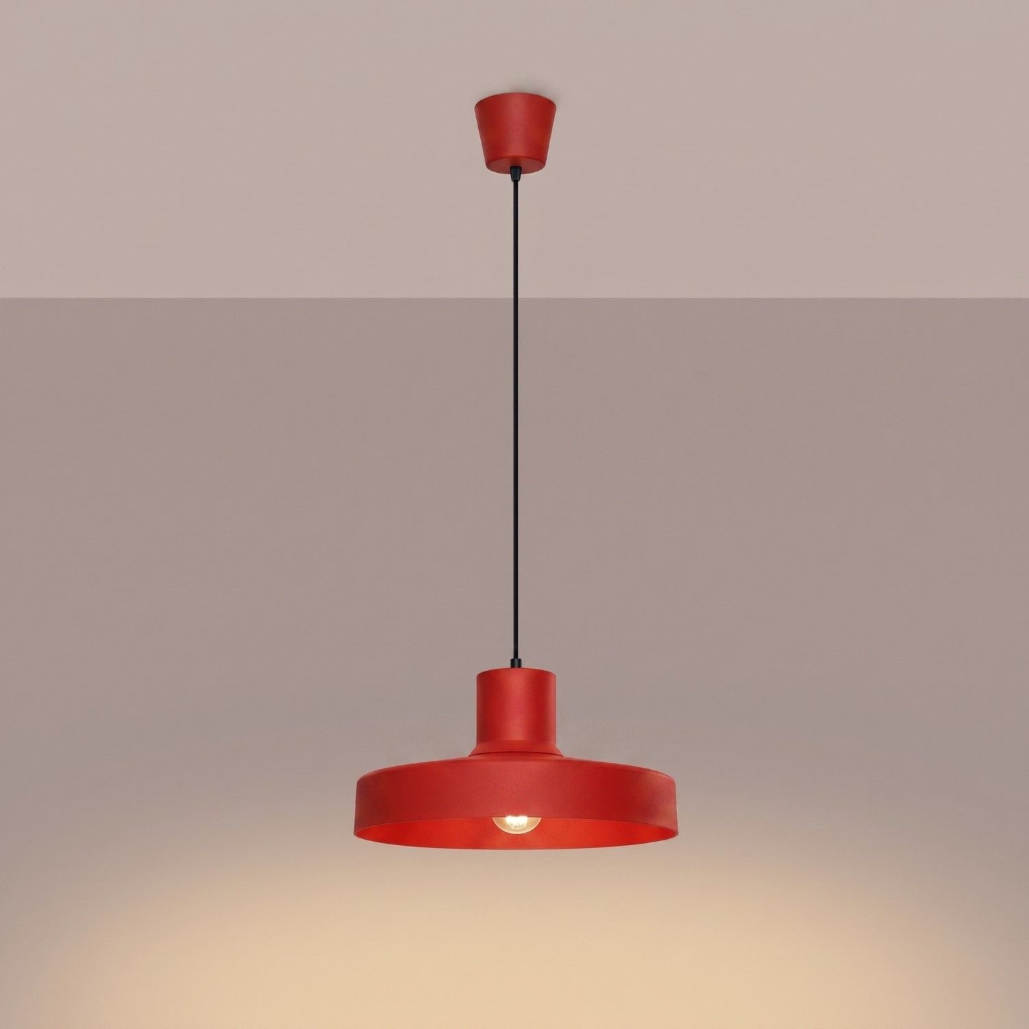 Licht-Erlebnisse Pendelleuchte IGNAZ, ohne Leuchtmittel, E27 rund D: 35 cm H: max. 120 cm Modern
