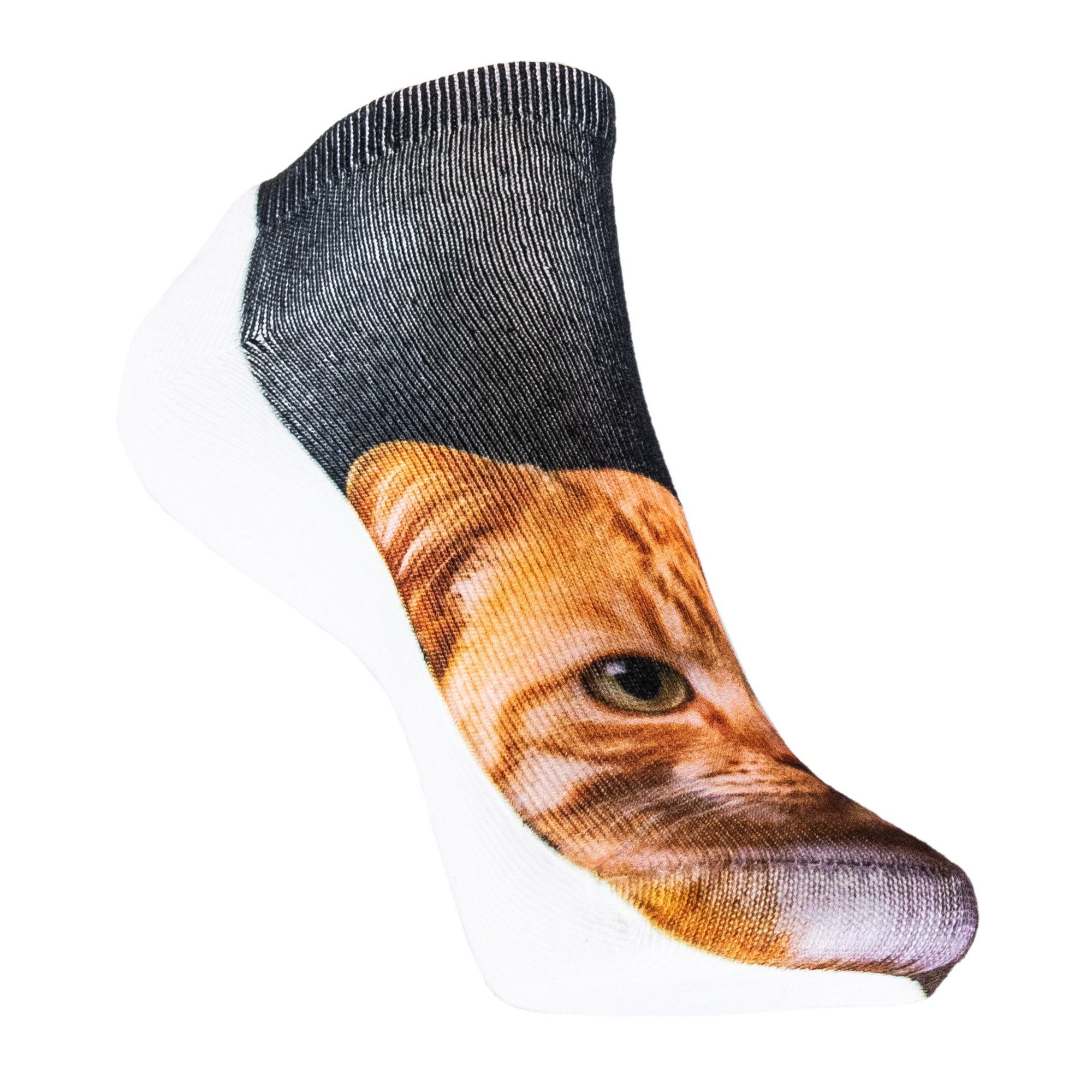 cosey Sneakersocken 1 Paar Sneaker Socken – Katzen Design – Einheits-Größe günstig online kaufen