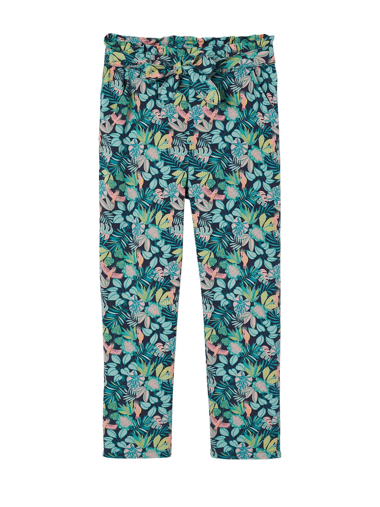 Stoffhose Mädchen 3/4-Hose aus fließendem Stoff