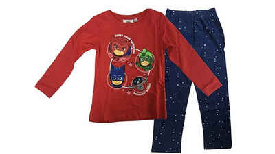 PJ Masks Pyjama PJ Masks Pyjamahelden Mädchen Schlafanzug rot