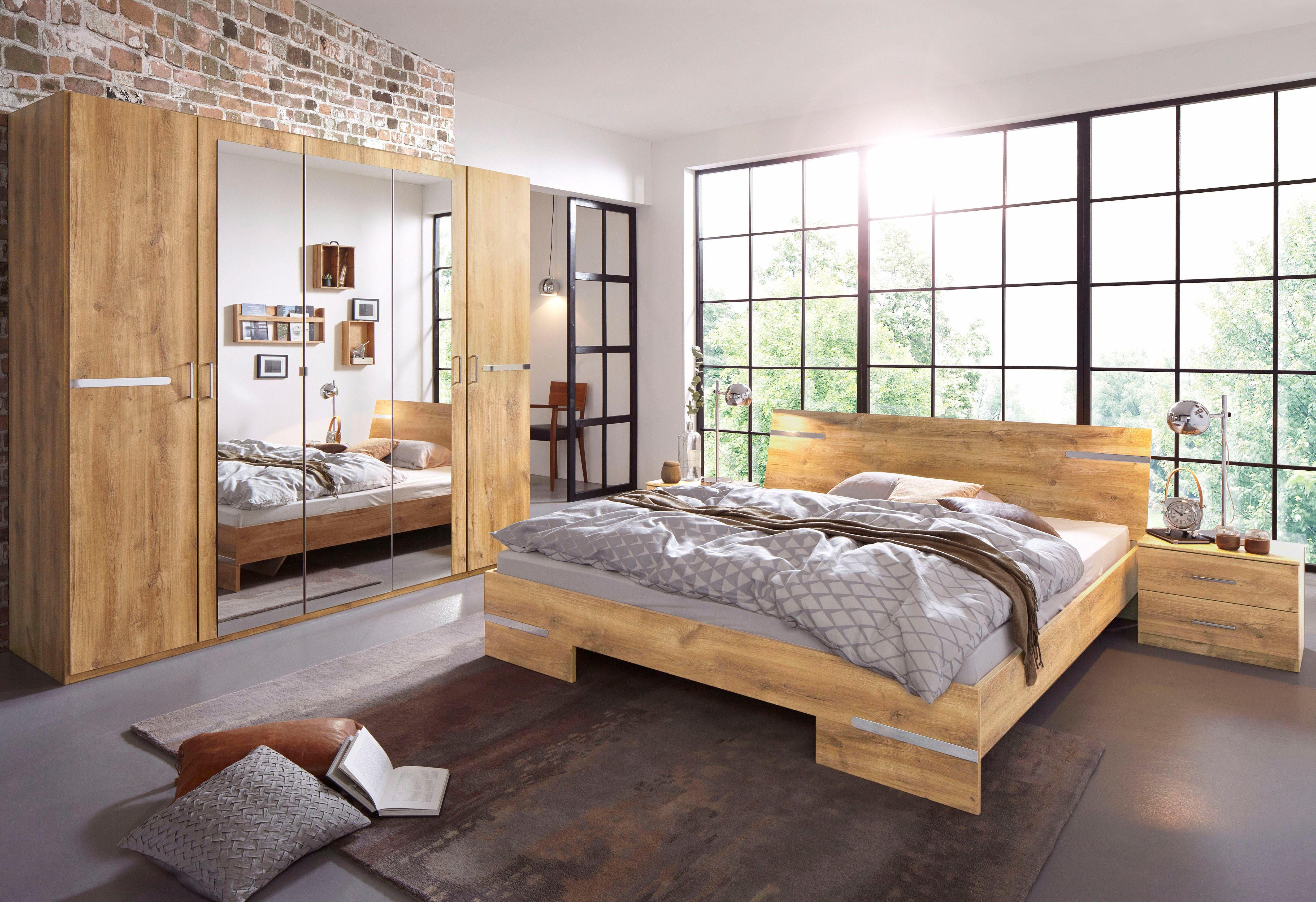 Wimex Schlafzimmer-Set Anna, (Set, 4-St), Schubkästen auf Metalllaufleisten  online kaufen | OTTO