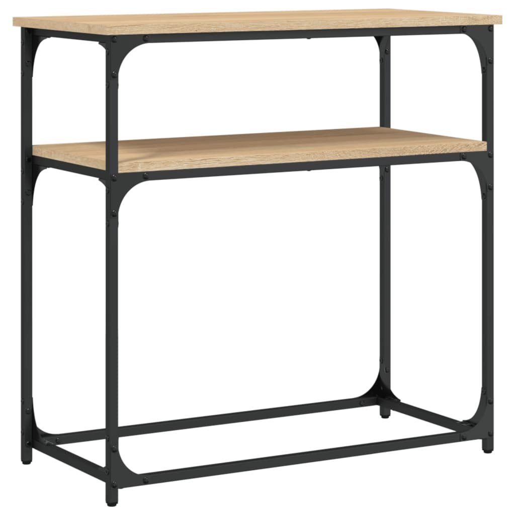 furnicato Beistelltisch Konsolentisch Holzwerkstoff 75x35,5x75 cm Sonoma-Eiche