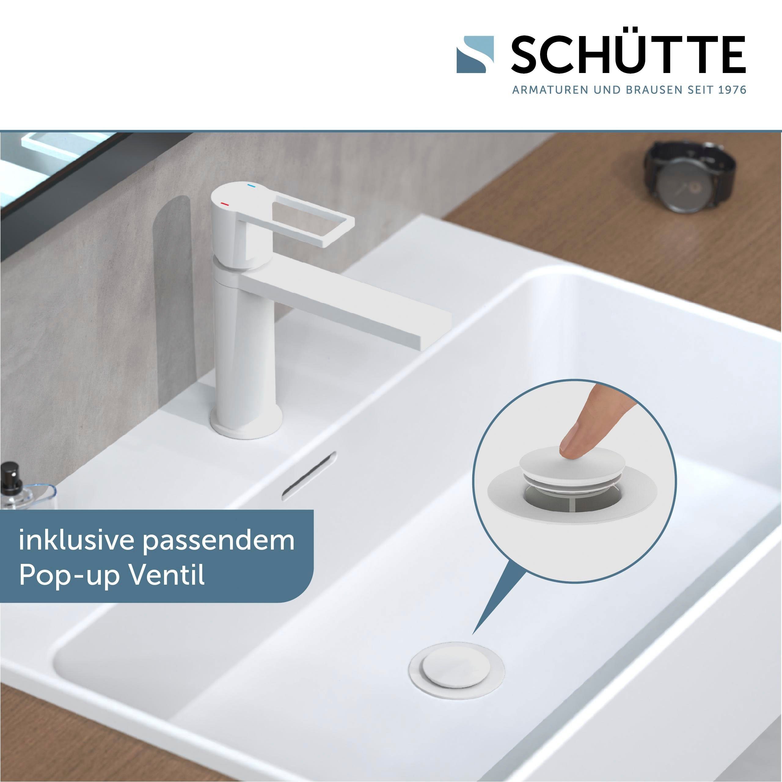 Schütte Waschtischarmatur MANHATTAN Verbrühschutz, wassersparend, Marken-Mischüse – Bild 4 von 5