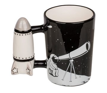 Out of the Blue Tasse Astronauten Tasse mit Raketen griff, Space Mug