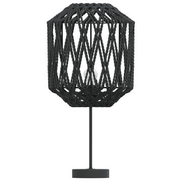 vidaXL Lampenschirm Lampenschirm Schwarz Ø23x28 cm Eisen und Papier