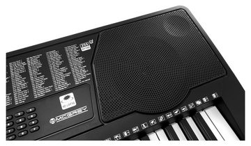 McGrey Home Keyboard LK-6150 - Einsteiger-Keyboard mit 61 Leuchttasten, (1 tlg., mit Notenhalter), 255 Sounds und Rhythmen - integrierter MP3-Player & Lernfunktionen