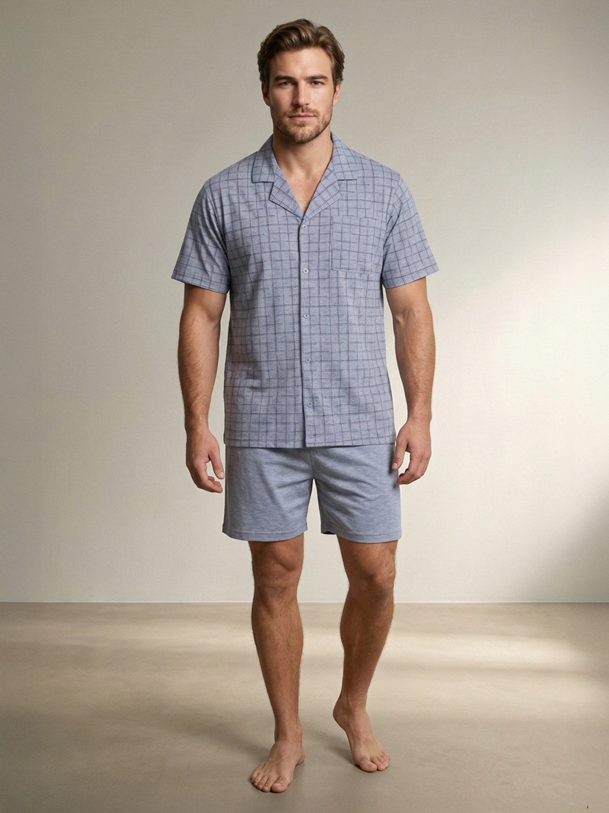 Henry Terre Shorty Pyjama Set Kurz - Karl Karo