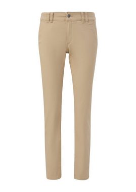 QS Chinohose QS by s.Oliver Chino aus Twill in Beige (1-tlg) Nicht Vorhanden