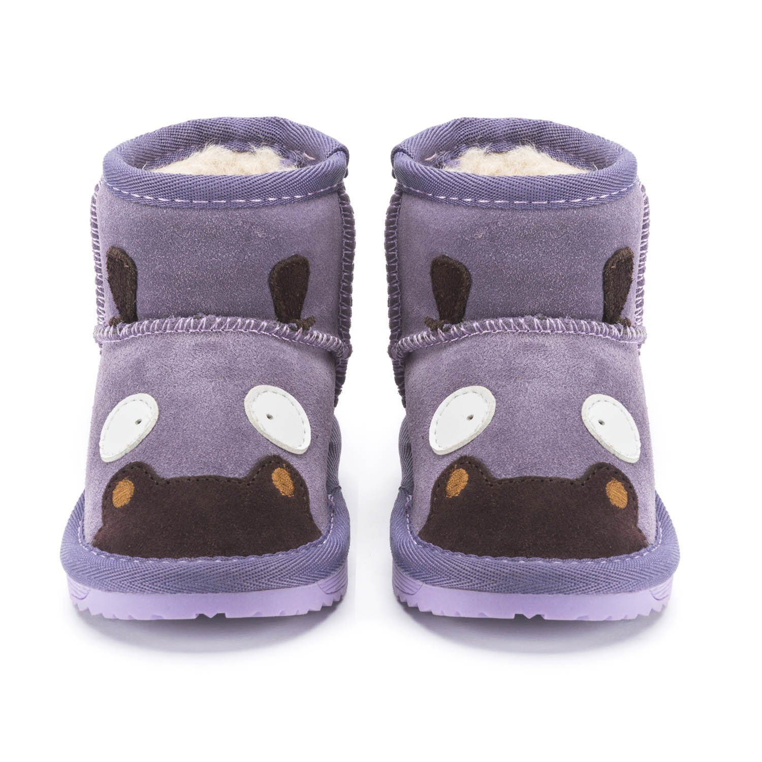 Snugs SNUGS Lammfell Stiefel Kinder - Warm und bequem Winterstiefel Kinder Winterstiefel (Wild-Leder Stiefel, Lammfell Schuhe) Stiefel für Kinder
