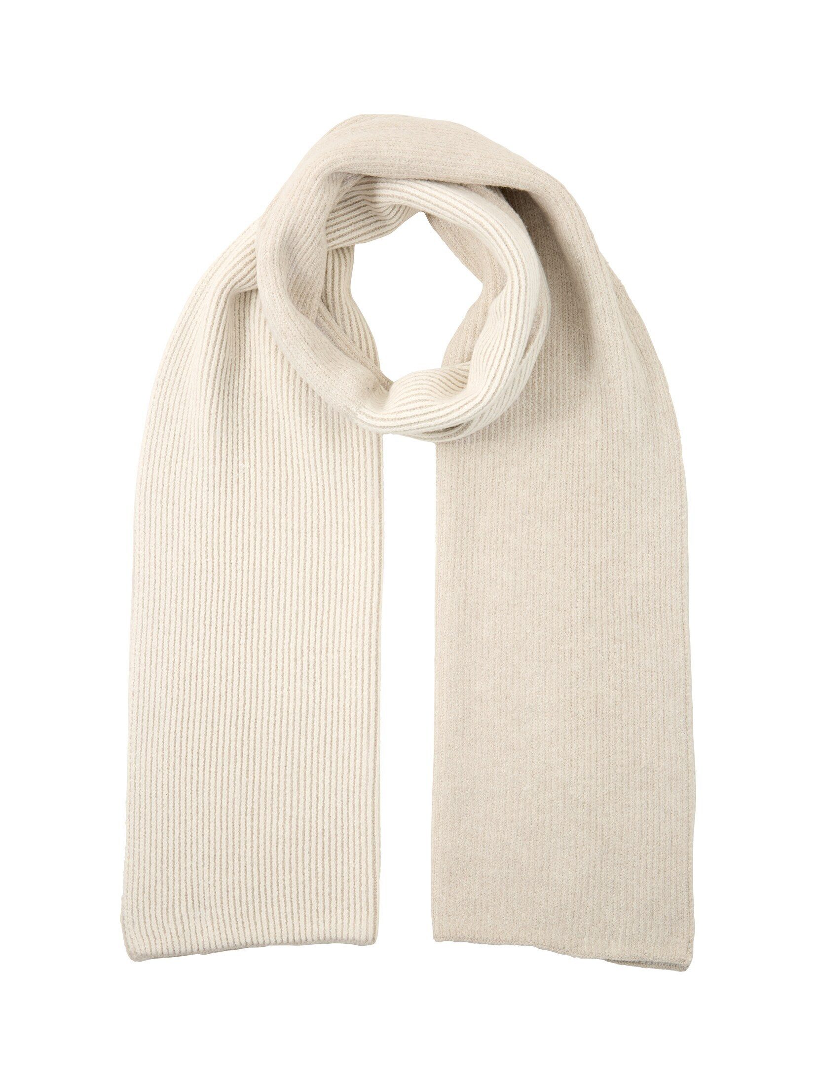TOM TAILOR Strickschal Schal mit Colour Blocking, Schal mit Colour Blocking