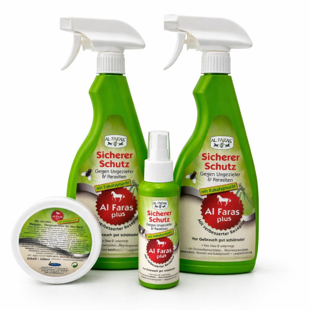 AQUA CLEAN Insektenspray AL FARAS Insektenschutz 4er Set gegen Mücken & Ungeziefer, 1,2 l