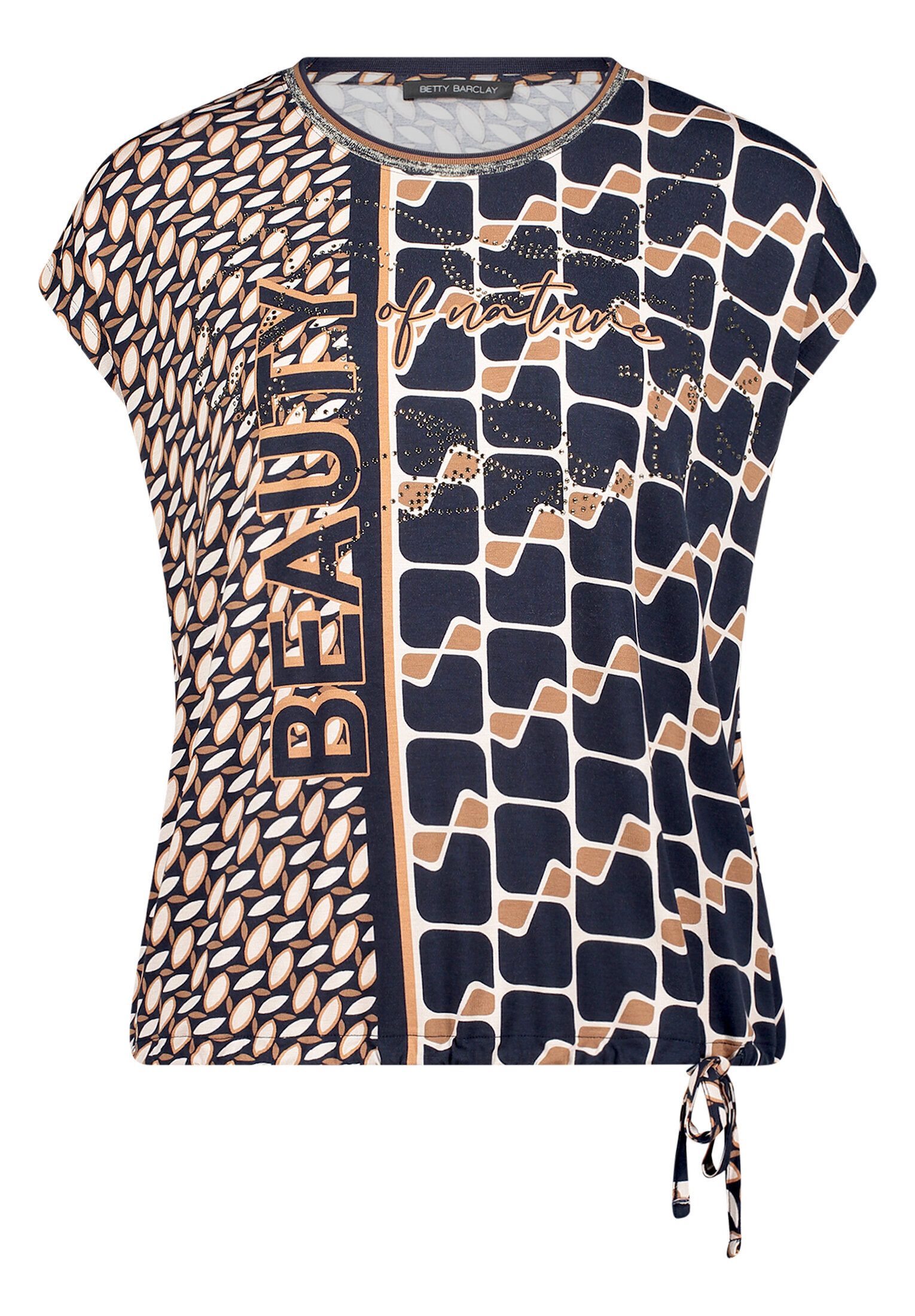 Betty Barclay Kurzarmshirt Damen mit Tunnelzug (1-tlg)