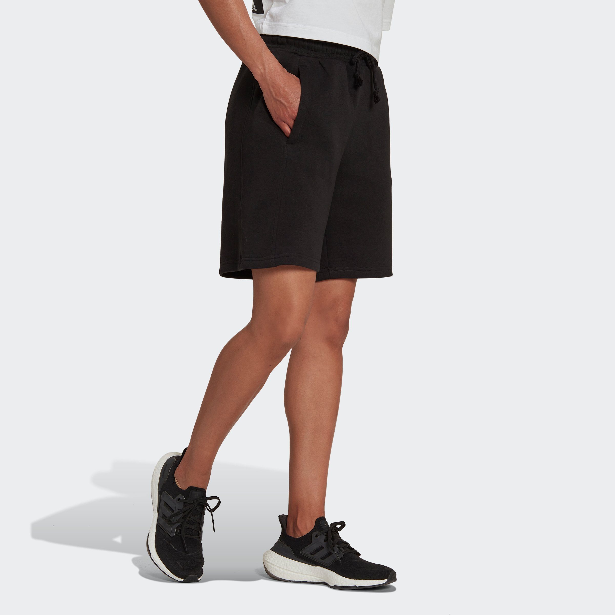 adidas Sportswear Shorts ALL SZN Black FLEECE (1-tlg)