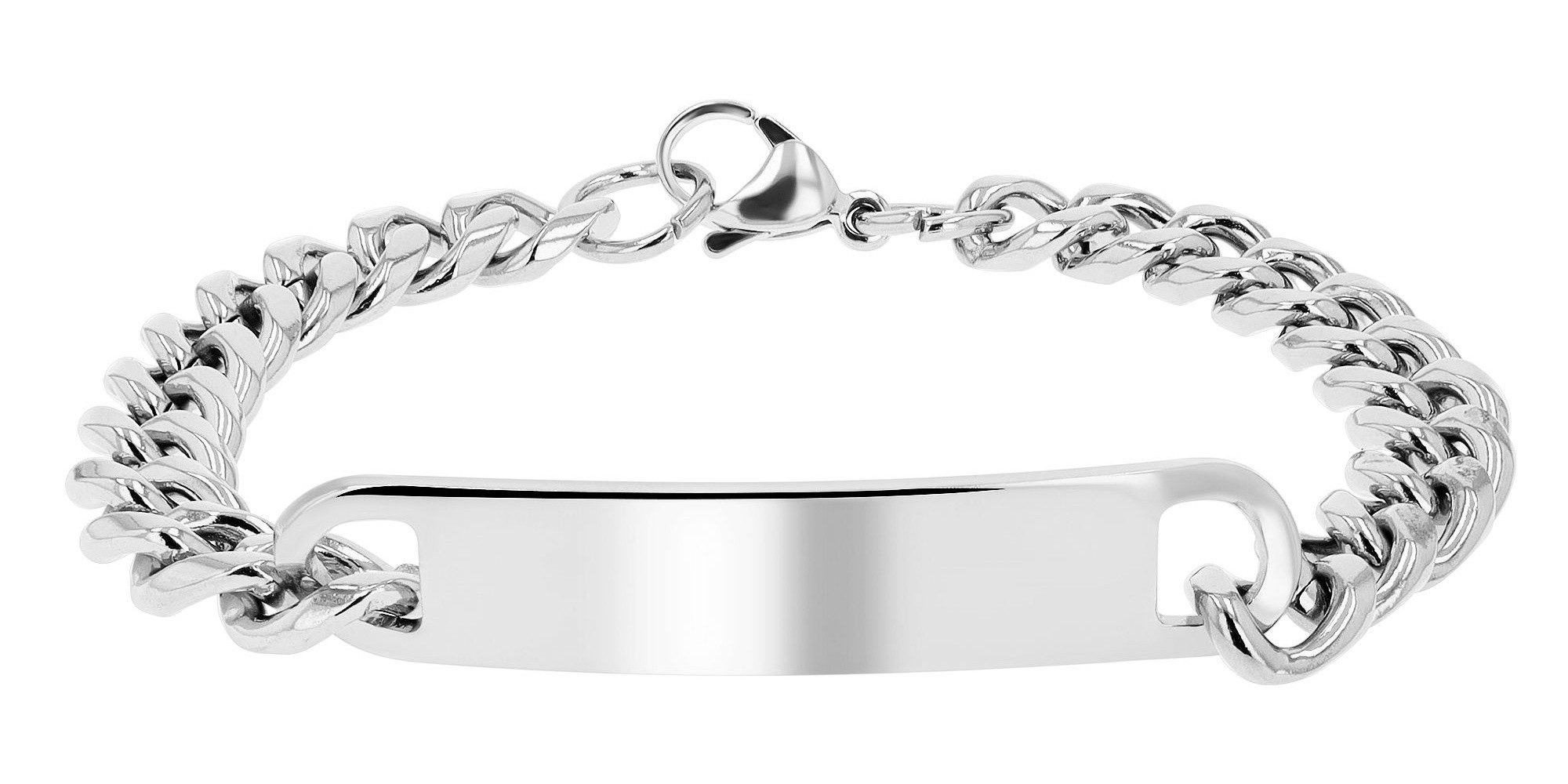 Armband Armband – Panzerarmband aus Edelstahl 21 cm