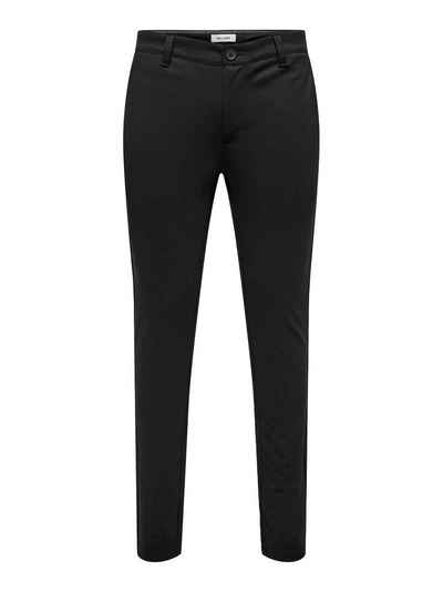 ONLY & SONS Chinohose Elegante Stoffhose Stretch Chino Pants Business ONSTHOR 7092 in Schwarz