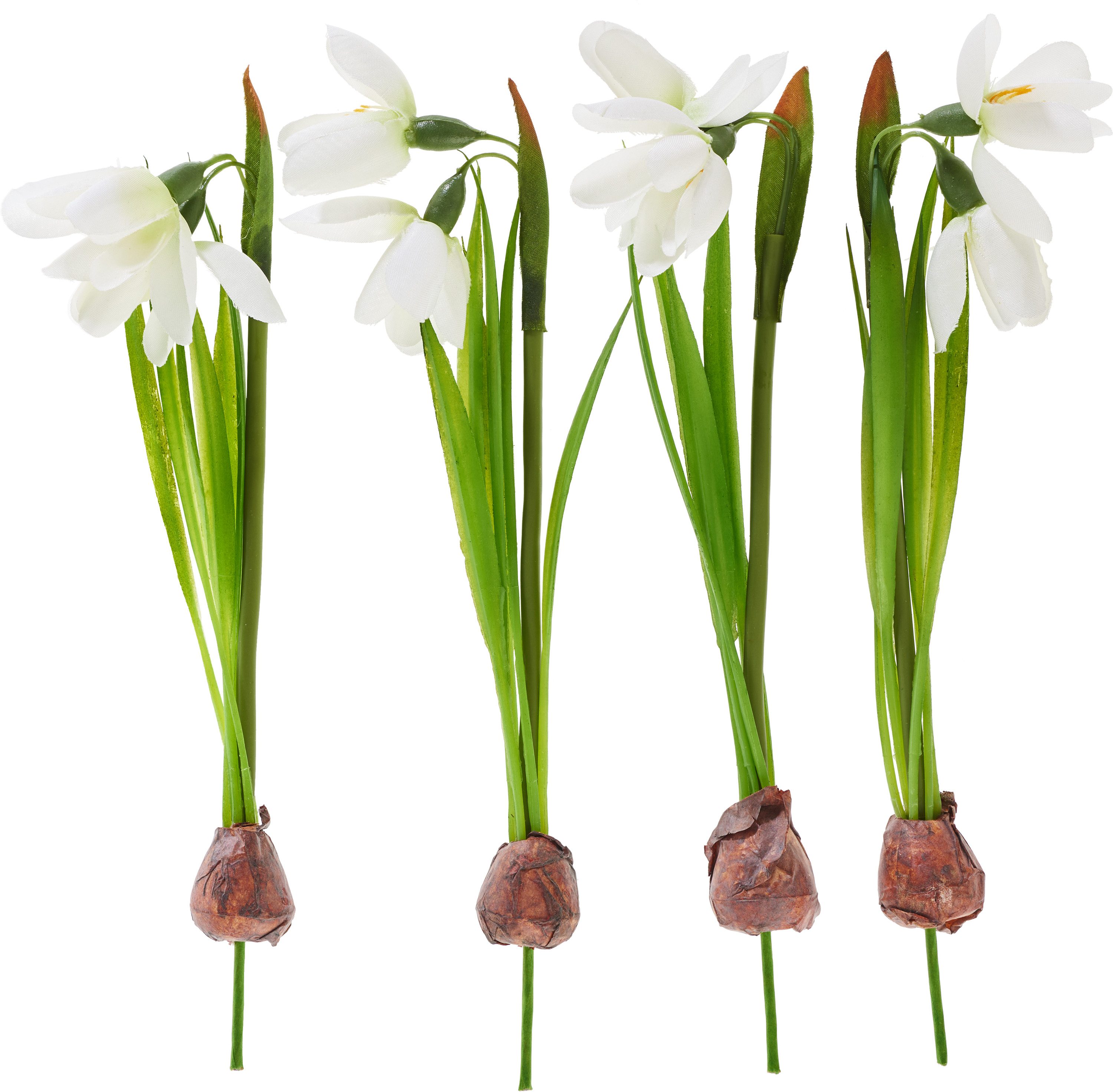Kunstblume Schneeglöckchen mit Zwiebel, DPI, 4 Stück günstig online kaufen