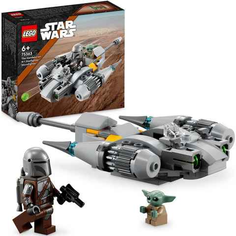 LEGO® Konstruktionsspielsteine N-1 Starfighter des Mandalorianers – Microfighter (75363), (88 St), LEGO® Star Wars; Made in Europe
