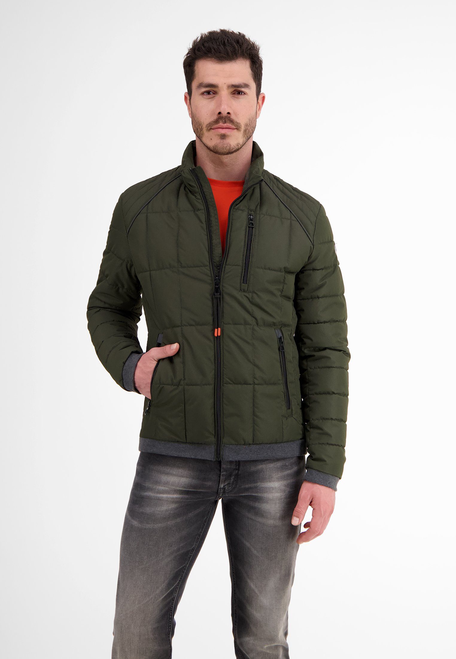 LERROS Steppjacke LERROS Sportive Steppjacke mit Funktion OLIVE