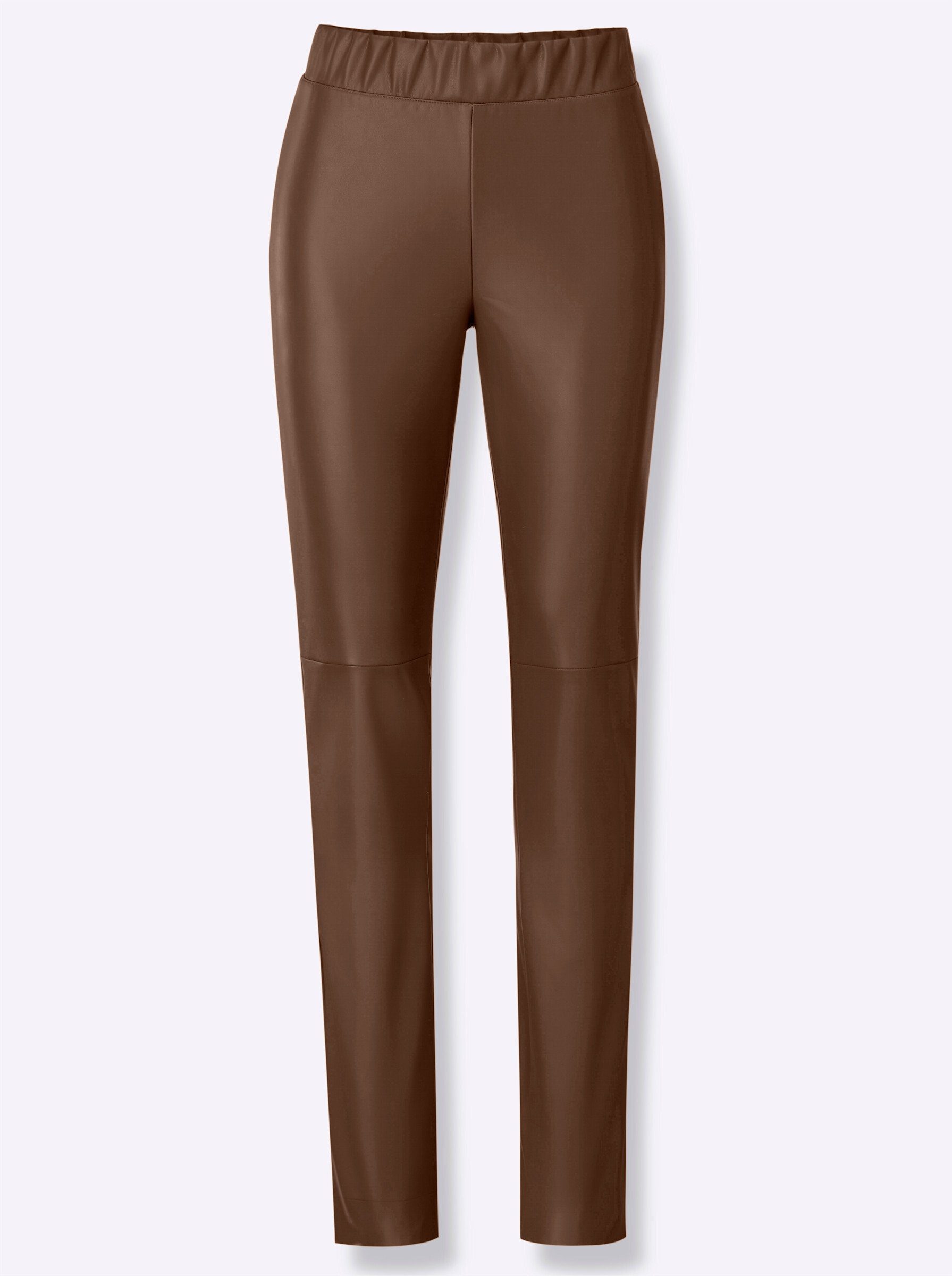 Jerseyhose Lederimitat-Leggings normal