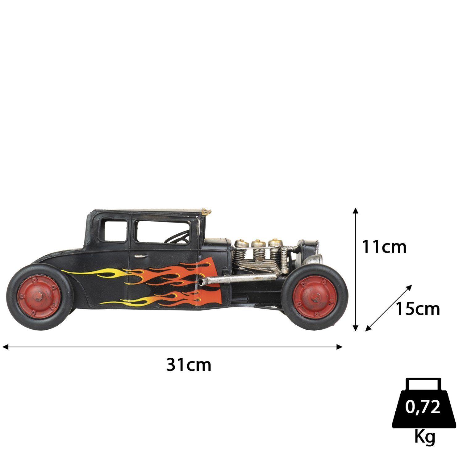 Moritz Blech-Deko Hot-Dog Stand: Nostalgischer Wohnwagen-Anhänger Im Retro-Design Als Sammlerstück
