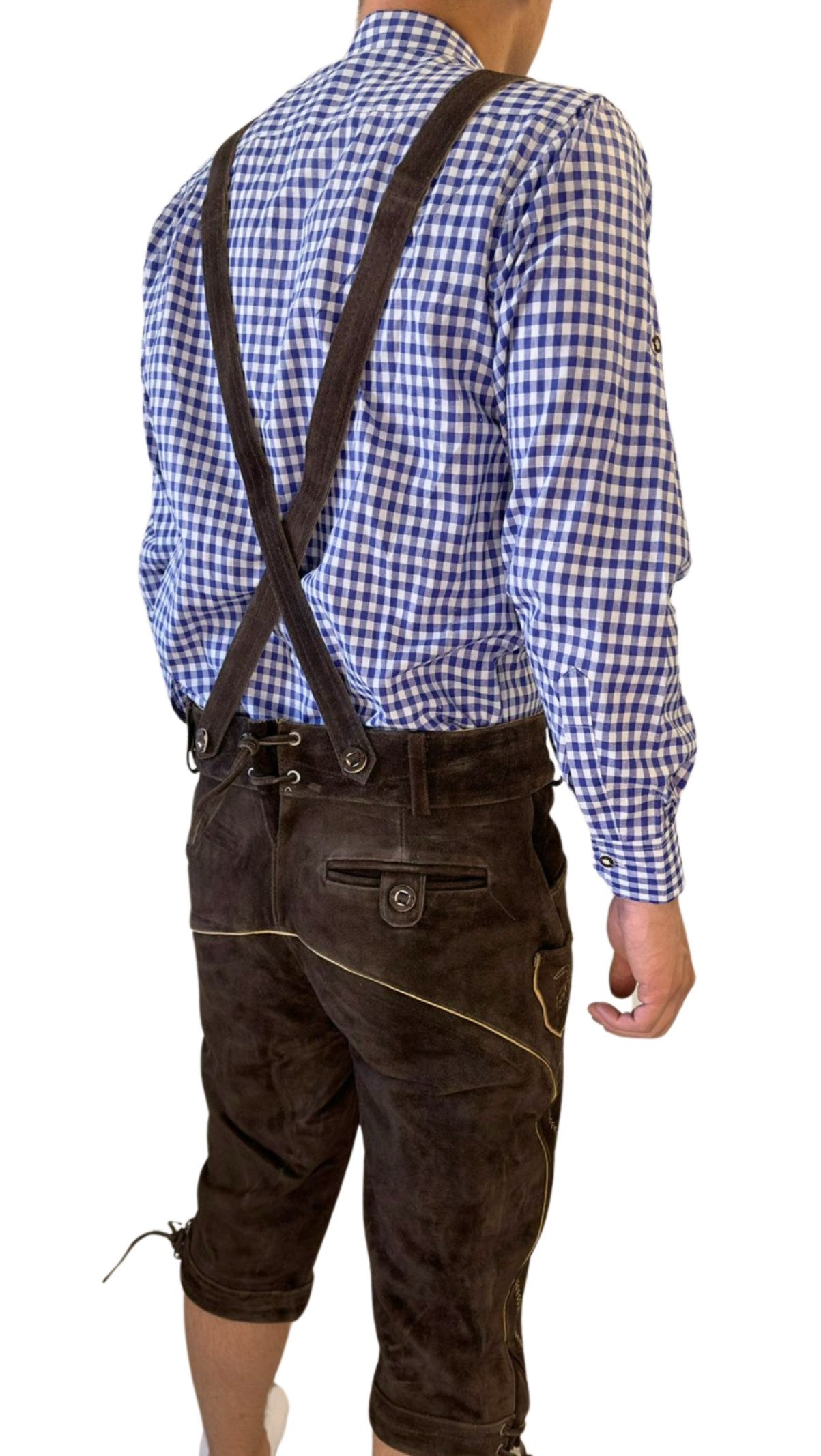 Dretaild Trachtenlederhose Premium Lederhose Herren Tracht günstig online kaufen