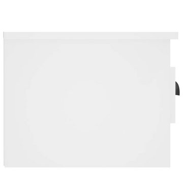vidaXL Nachttisch Wand-Nachttisch Weiß 41,5x36x28 cm (1-St)