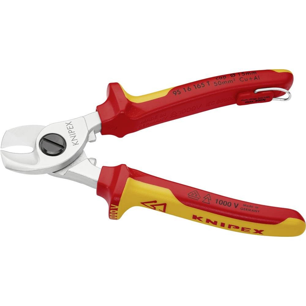 Knipex Kabelschere Kabelschere mit Befestigungsöse 95 16 165 T