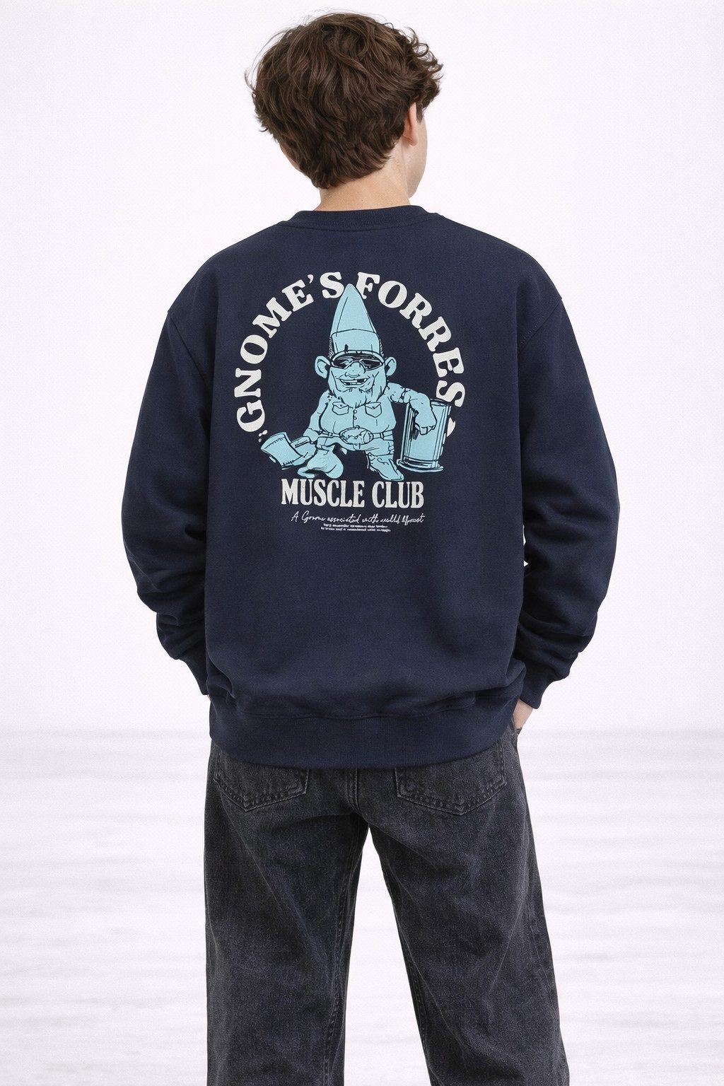 GRUNT Sweatshirt BALMY (1-tlg) GRUNT Jungen Sweatshirt BALMY – Rundhals, Print vorne & hinten