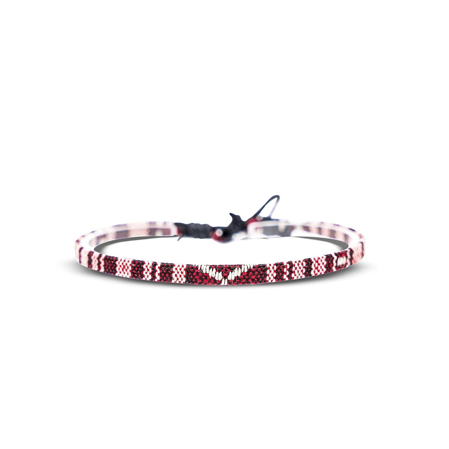 Made by Set Armband (Set, Nami Herren Boho Style Freundschaftsarmbänder Armband Perlenarmband Handgemacht Weinrot Armband Boho Lavastein 2), 2x Damen & & Surfer