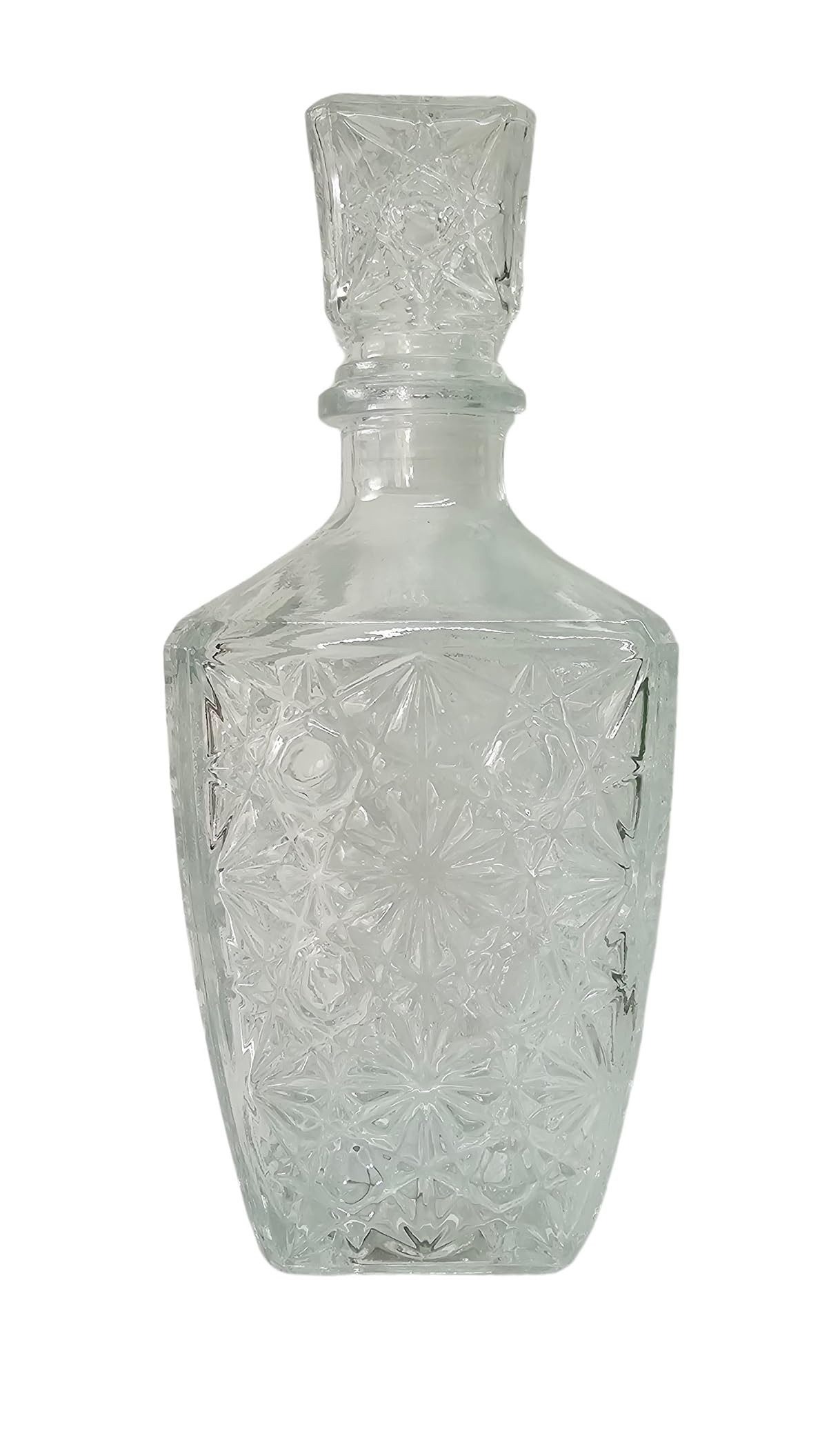Provance Karaffe Whiskey Karaffe aus Glas Verschluss 900ml, (Set, 1x Flasche 1x Deckel), 900ml Fassungsvermögen