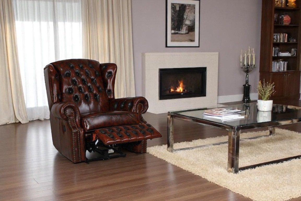 Salottini Chesterfield-Sessel Chesterfield Ohrensessel Stunning Motor günstig online kaufen
