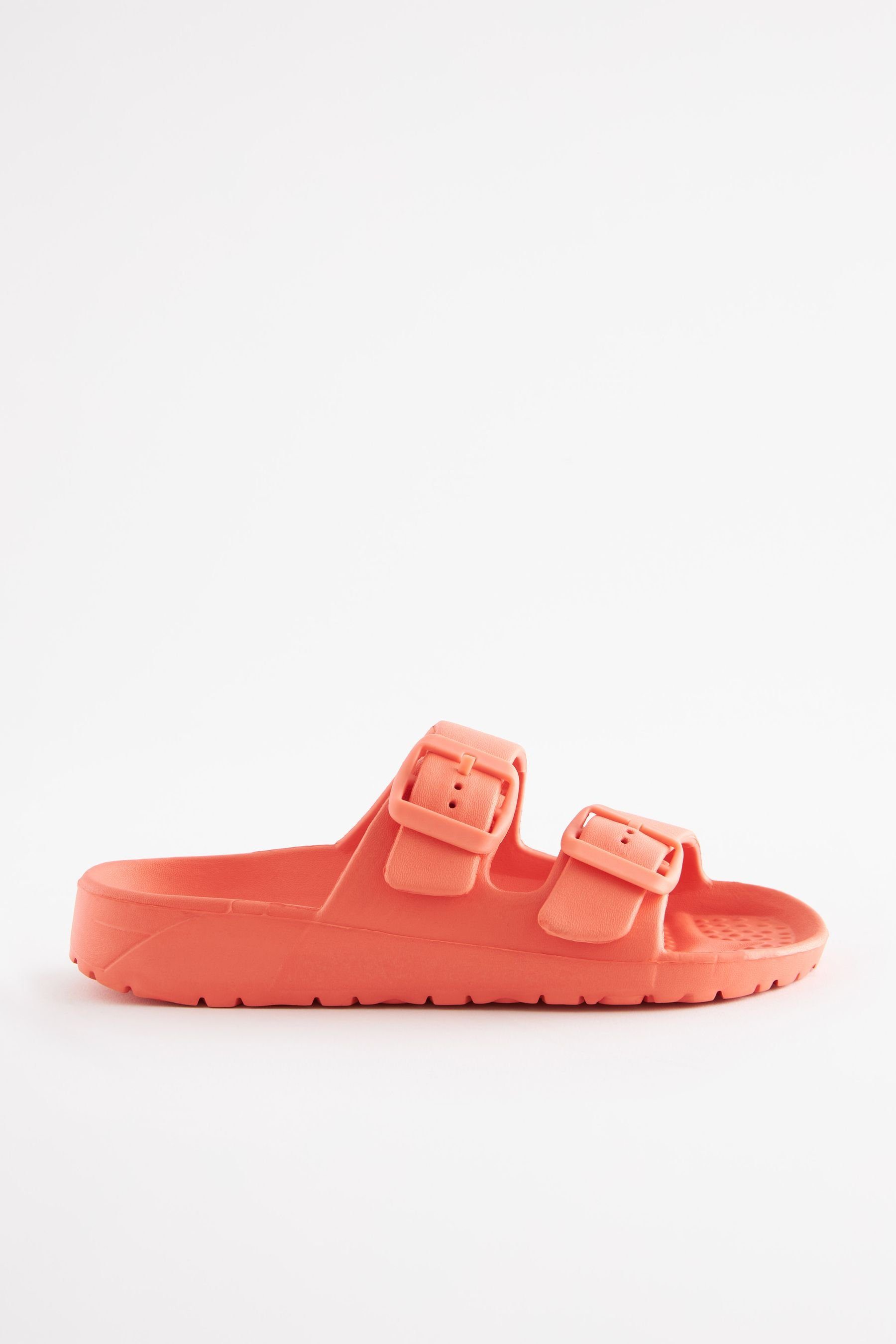 Next Sandalen mit Doppelschnalle Sandale (1-tlg) Coral Pink