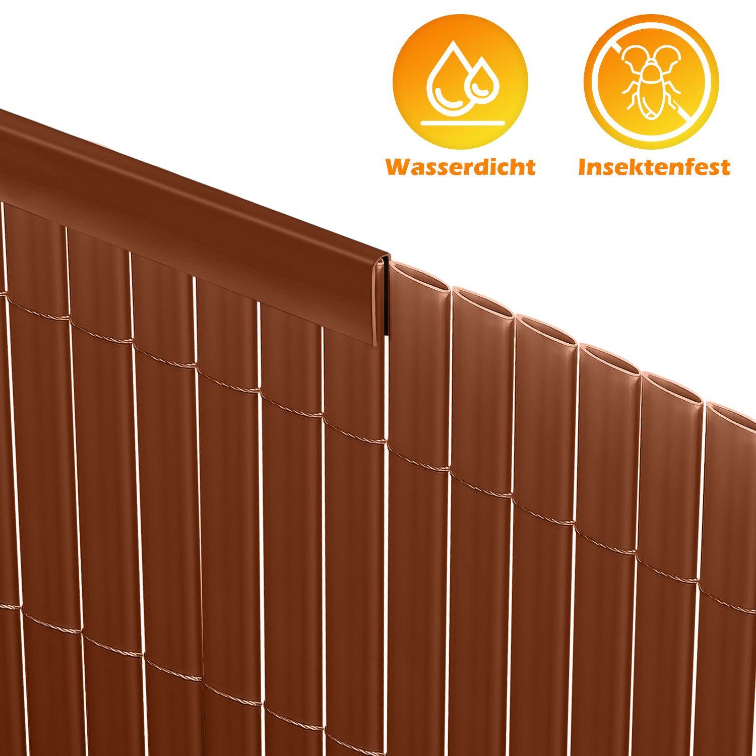Clanmacy Balkonsichtschutz Balkonsichtschutz PVC Sichtschutzmatte, Windschu günstig online kaufen