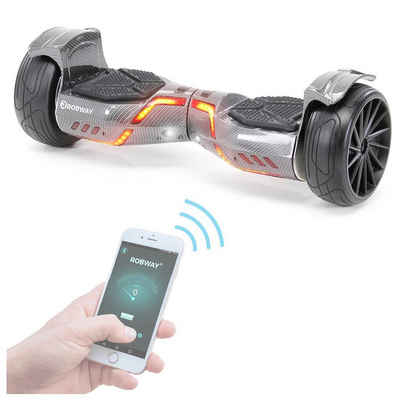 Robway Balance Scooter Hoverboard Offroad X2 inkl. Samsung Akku 8,5” integrierte Lautsprecher, 700,00 W, 15,00 km/h, (1 tlg), Self-Balance-Scooter - Bluetooth - Robway App - LED - Gyrosensoren