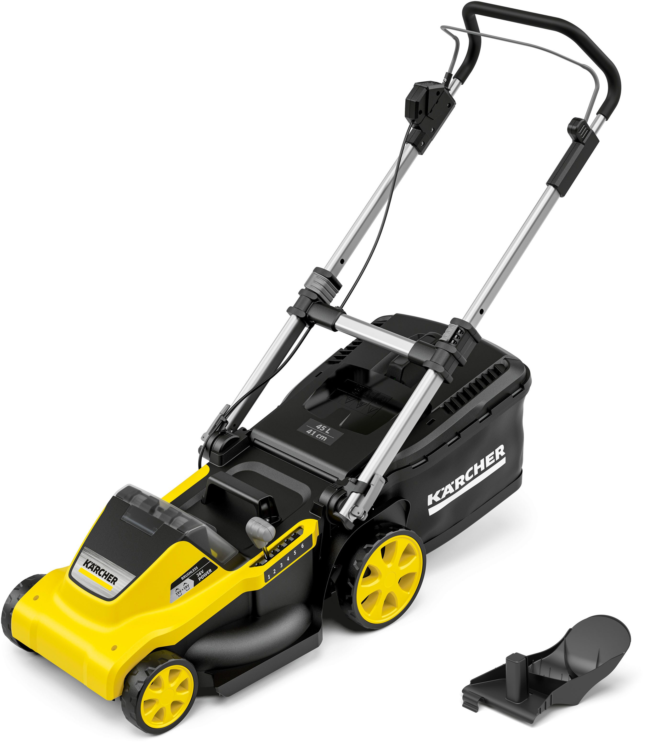 KÄRCHER Akkurasenmäher LMO 5-18 Dual, 41 cm Schnittbreite, ohne Akkus und Ladegerät