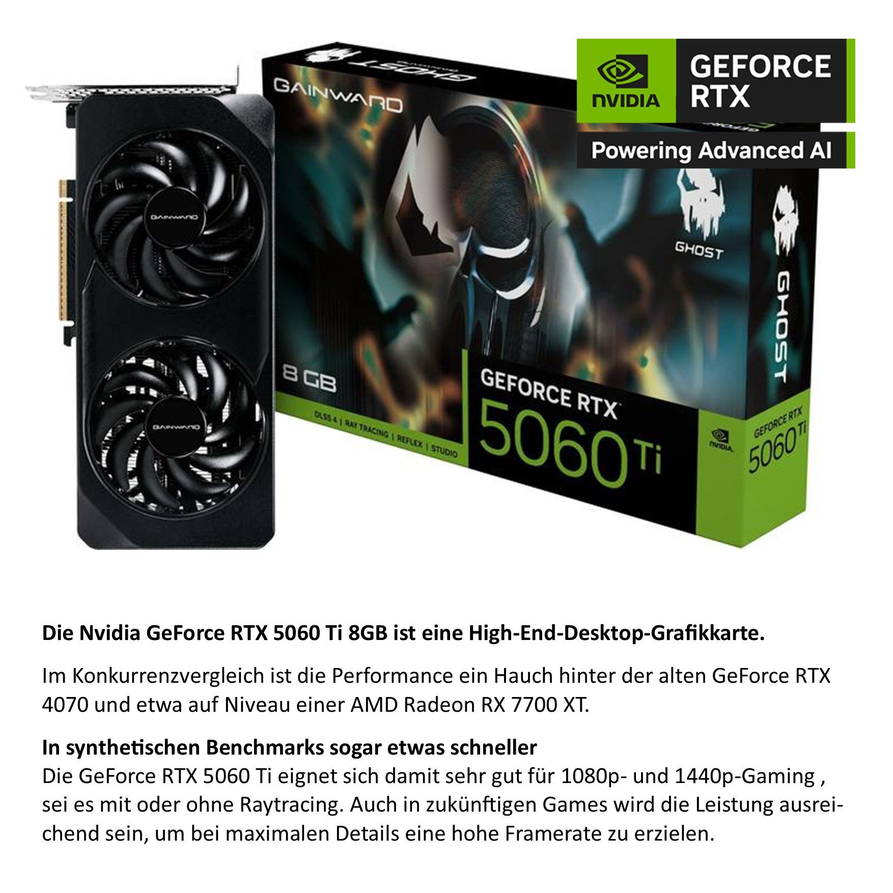 Meinpc Ryzen 7 5700X mit RTX 5060 Ti 8GB Gaming-PC (AMD Ryzen 7 5700X, RTX 5060 Ti, 64 GB RAM, 512 GB SSD, Luft, Windows 11 Pro - RGB)