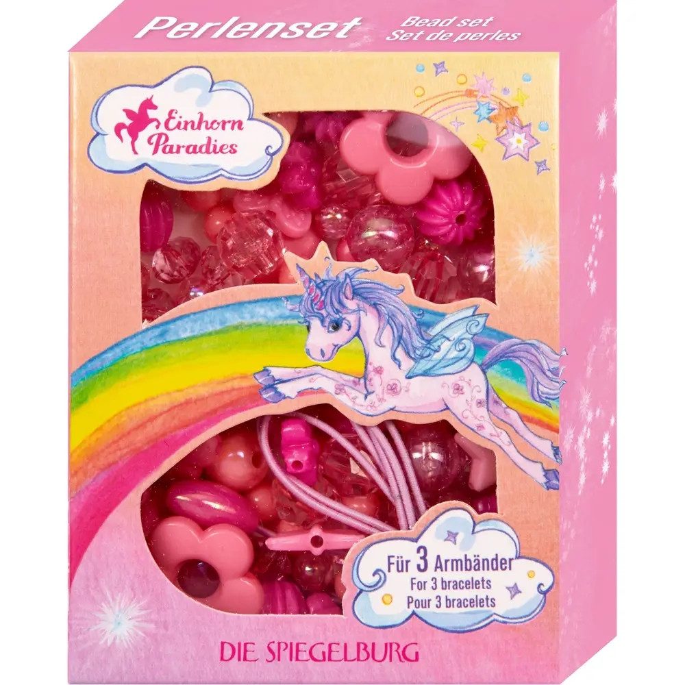 COPPENRATH DIE SPIEGELBURG Schmuckset Perlenset Rosa - Einhorn-Paradies
