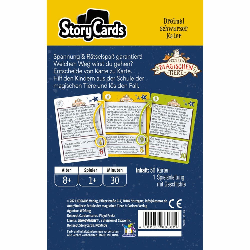 Story Cards Die Kosmos Schule magischen der Tiere Spiel,