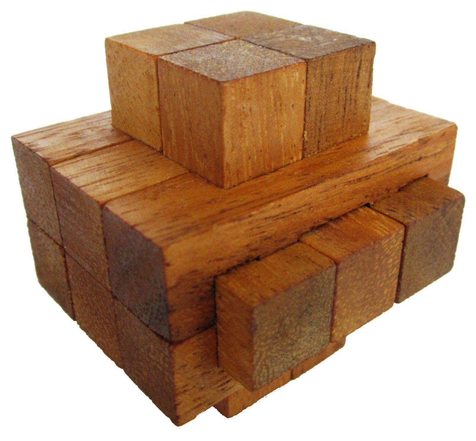Logoplay Holzspiele Spiel, Notched - 3D Puzzle - Knobelspiel aus Holz mit 13 EinzelteilenHolzspielzeug