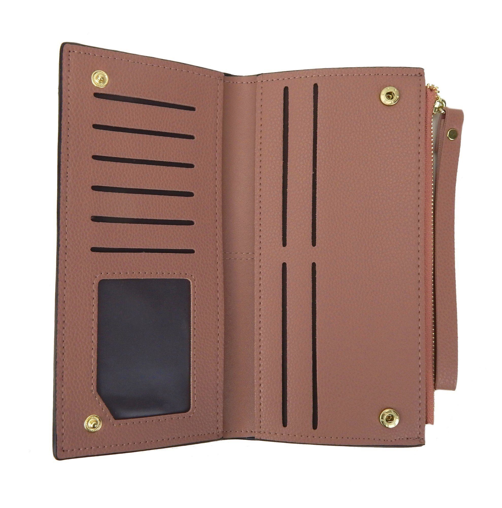 Ella Jonte Geldbörse, rosa blau oder grün mit Katzen-Motiv hochwertiges Kun günstig online kaufen